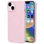 Mobiparts Slim Line Coque iPhone 14 MagSafe Coque arrière Rigide - Blush Pink