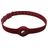 Mobigear Coque Apple AirTag Collier en Silicone Souple - 23.5 - 47.5 cm - Bordeaux