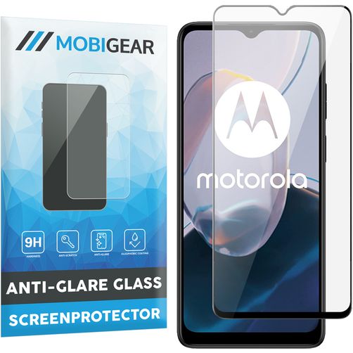 Mobigear Premium Motorola Moto E22i Verre trempé Protection d'écran - Compatible Coque - Noir