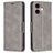 Mobigear Excellent Housse iPhone 16 Plus Etui Porte-Monnaie - Gris