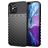 Mobigear Groove Coque iPhone 12 Pro Max Coque arrière en TPU Souple - Noir