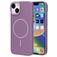 Mobiparts Slim Line Coque iPhone 14 MagSafe Coque arrière Rigide - Imperial Purple
