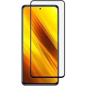 Mobigear Premium POCO X3 Verre trempé Protection d'écran - Compatible Coque - Noir