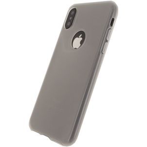 Mobilize Gelly Coque iPhone XS Coque arrière en TPU Souple - Blanc