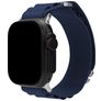 Mobilize Alpine Bracelet Nylon Apple Watch Fermeture boucle ardillon - 49/46/45/44 mm - Bleu