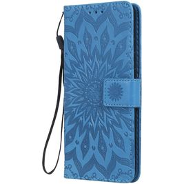 Mobigear Sunflower Housse Xiaomi Mi 9T Etui Porte-Monnaie - Bleu