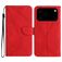 Mobigear Stitch Housse iPhone 17 Pro Max Etui Porte-Monnaie - Rouge