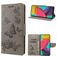 Mobigear Butterfly Housse Samsung Galaxy M53 Etui Porte-Monnaie - Gris