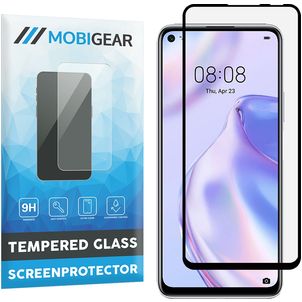 Mobigear Premium Huawei P40 Lite 5G Verre trempé Protection d'écran - Compatible Coque - Noir