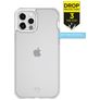 ITSkins HybridFrost Coque Transparente iPhone 12 Pro Max Coque arrière Rigide Anti-Chocs - Transparent