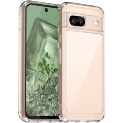 Mobigear Crystal Transparent Google Pixel 8a Plastique rigide Coque arrière - Transparent