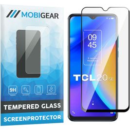 Mobigear Premium TCL 20 SE Verre trempé Protection d'écran - Compatible Coque - Noir