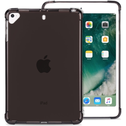 Mobigear Cushion Coque iPad 6 (2018) Mince Coque arrière en en TPU Souple - Noir
