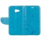 Mobigear Flowers Housse Samsung Galaxy A5 (2017) Etui Porte-Monnaie - Turquoise