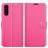 Mobigear Classic Sony Xperia 10 III Étui Portefeuille - Magenta