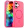 Mobigear Shockproof Coque iPhone 17 MagSafe Coque arrière Rigide - Rose Red