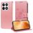 Mobigear Flowers Housse Xiaomi 14T Pro Etui Porte-Monnaie - Rose doré