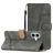 Mobigear Stitch Housse iPhone 17 Etui Porte-Monnaie - Gris