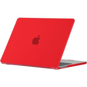 Mobigear Matte MacBook Air 13 Pouces (2022-2026) Coque - Rouge - Model A2681 / A3113 / A3240 / A3449