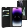 Mobiparts Classic Wallet iPhone 14 Pro Étui Portefeuille - Noir