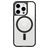 OtterBox React iPhone 16 Pro MagSafe Plastique rigide Coque arrière Antichoc - Transparent / Noir
