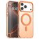 Mobigear Shockproof iPhone 18 Pro Max MagSafe Plastique rigide Coque arrière - Orange
