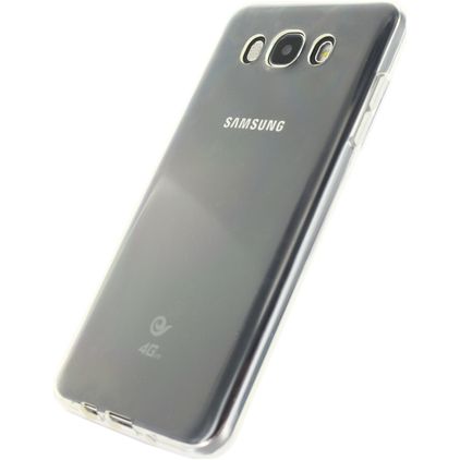 Mobilize Gelly Coque Transparente Samsung Galaxy J7 (2016) Coque arrière en TPU Souple - Transparent