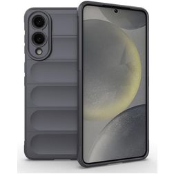 Mobigear Bumpy Samsung Galaxy S25 Edge TPU souple Coque arrière - Gris