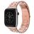 Mobigear Antwerp Bracelet Acier pour Apple Watch Fermeture boucle déployante - 49/46/45/44 mm - Rose doré