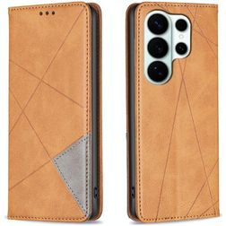 Mobigear Rhombus Slim Samsung Galaxy S26 Ultra Étui - Cognac