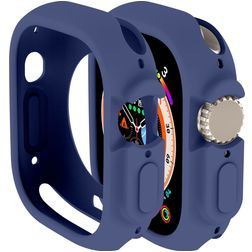 Mobigear Colors Coque Apple Watch Ultra - 49 mm Coque Rigide - Bleu