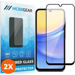 Mobigear Premium Samsung Galaxy M15 Verre trempé Protection d'écran - Compatible Coque (Lot de 2)
