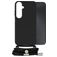 Mobilize Lanyard Gelly Samsung Galaxy A05s Coque avec cordon en TPU Souple - Noir