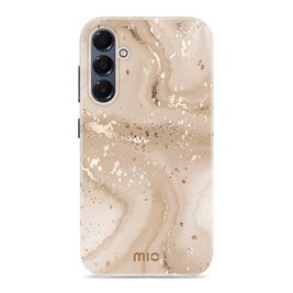 MIO Coque Samsung Galaxy A16 MagSafe Coque arrière Rigide - Gold Marble