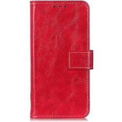 Mobigear Basic Housse OPPO A76 Etui Porte-Monnaie - Rouge