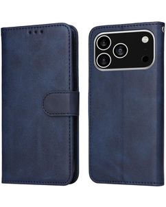 Mobigear Wallet iPhone 18 Pro Étui Portefeuille - Bleu