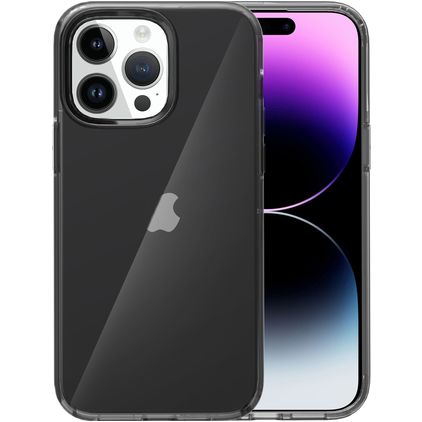 Mobigear Crystal Coque iPhone 15 Pro Max Coque arrière Rigide - Gris