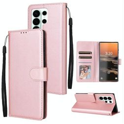 Mobigear Wallet Housse Samsung Galaxy S26 Ultra Etui Porte-Monnaie - Rose doré