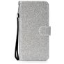 Mobigear Glitter Housse Huawei Y6p Etui Porte-Monnaie - Argent