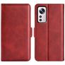 Mobigear Slim Magnet Xiaomi 12 Pro Étui Portefeuille - Rouge