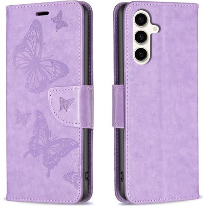 Mobigear Butterfly Samsung Galaxy S23 FE Étui Portefeuille - Violet