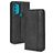 Mobigear Sensation Housse Motorola Moto G71 5G Etui Porte-Monnaie - Noir