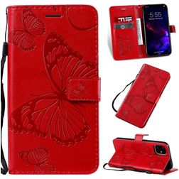 Mobigear Butterfly Housse iPhone 11 Etui Porte-Monnaie - Rouge