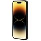 Mobiparts Coque iPhone 14 Pro Max Coque arrière en Silicone - Noir
