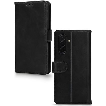 Mobilize Premium Gelly Wallet Housse Samsung Galaxy A37 Etui Porte-Monnaie - Noir
