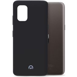 Mobilize Rubber Gelly Coque Nokia G11 Coque arrière en TPU Souple - Matt Black