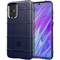 Mobigear Rugged Shield Coque Samsung Galaxy S20 Ultra Coque arrière en TPU Souple Anti-Chocs - Bleu