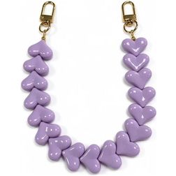 Mobigear Heart Cordon de téléphone universel réglable Plastique rigide - Pastel Purple