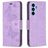 Mobigear Butterfly Housse Samsung Galaxy A54 Etui Porte-Monnaie - Violet