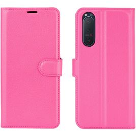 Mobigear Classic Housse Sony Xperia 5 II Etui Porte-Monnaie - Magenta